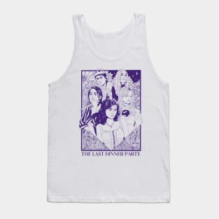 The Last Dinner Party Purple Tarot Tank Top